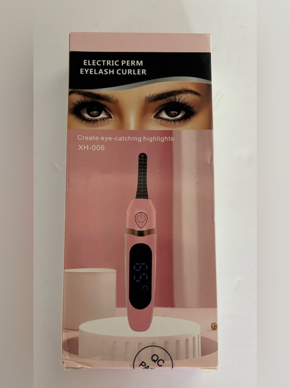 Electric Perm Eyelash Curler in Pink - XH-006